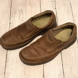 Clarks Slip On Leather Loafers Men's